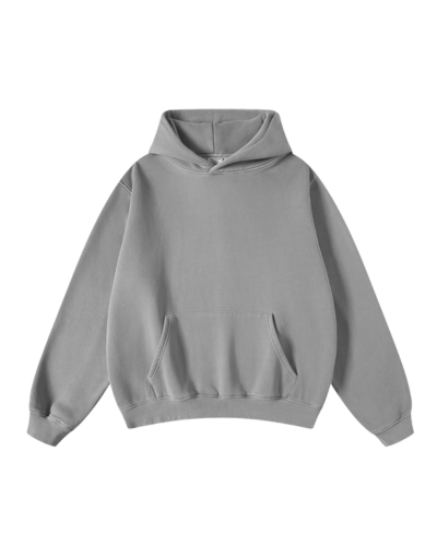 Hatant men’s heavyweight acid wash hoodie pullover, oversized, soft fleece inside