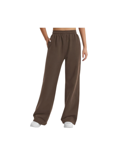 YEOREO women's wide-leg sweatpants with drawstring and pockets, comfortable lounge pants